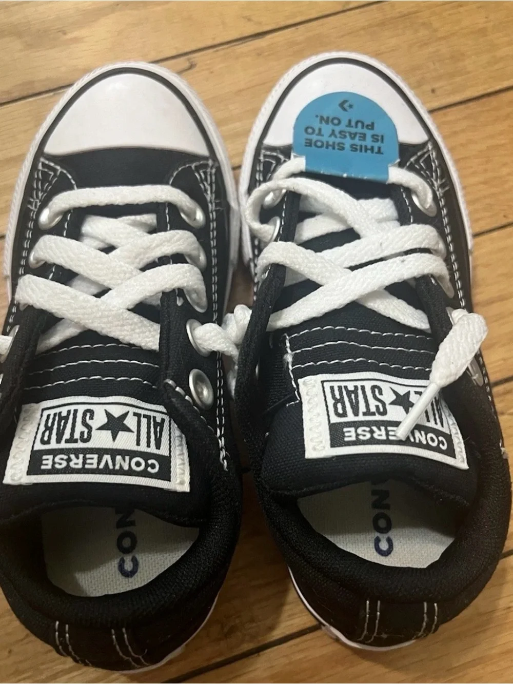 Converse Kids' All Star Low Top Sneakers - Black/White Sz 11